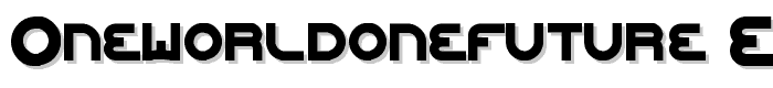 Oneworldonefuture ExtraBold font